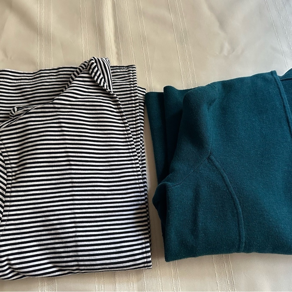 Talbots Teal Open-Front Cardigans - Picture 14 of 14